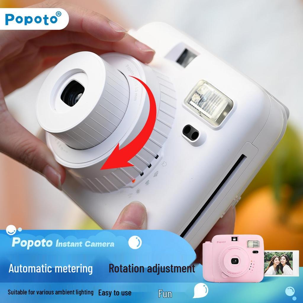 Popoto Mini Instant Camera - Portable Direct Print Student Travel Camera
