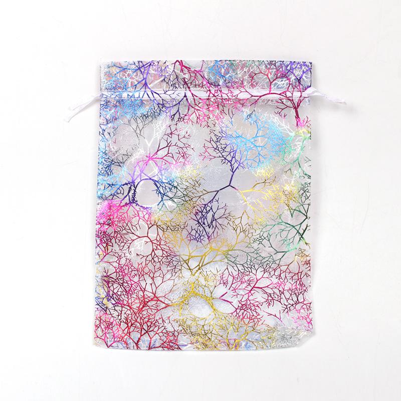 100Pcs Organza Bags Wedding Party Gift Bag Drawstring Jewelry Packaging Bags & Jewelry Pouches