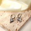 Fashion Forward Heart Ear Rings Heart Huggie Hoop Earrings for Fashion Lovers