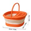 Foot Bath Tub Foldable Thickened Foot Soaking Basin with Massage Point for Home Apartment Dormitory