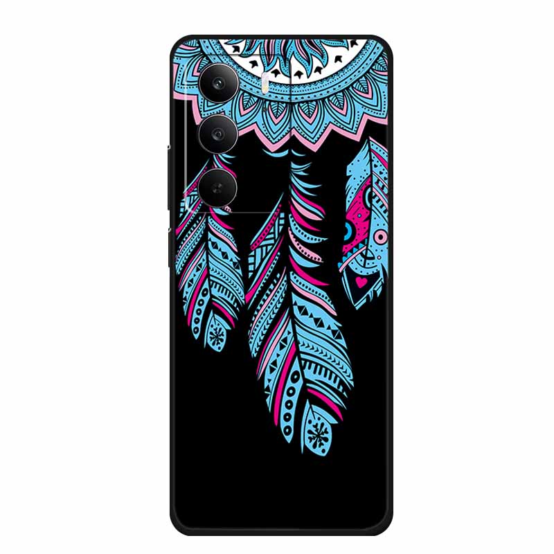 For Realme Narzo 80 Lite 5G Case Narzo80 Lite Coque Cartoon Cat TPU Black Silicone Soft Phone Case For Realme Narzo 80Lite Funda