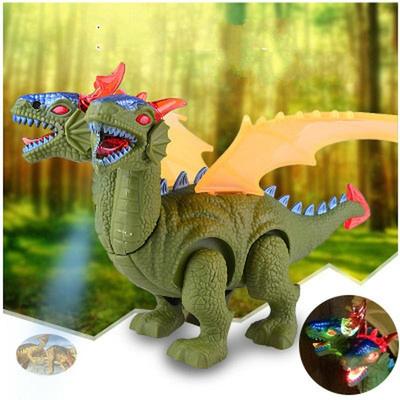 Electric Toy Large Size Walking Dinosaur Robot With Light Sound Brachiosaurus Battery Operated Childr