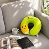Memory Foam U Shaped Travel Neck Pillow Ergonomic Support Headrest Pillow for Cervical Spine Protection Office Use
