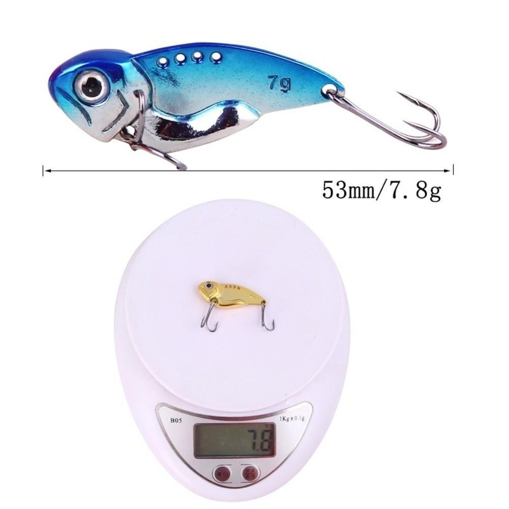 Metal Vibration Bait 5.3cm 7.8g Artificial Hard Bait Durable Lures Floating Baits Fishing Tackle