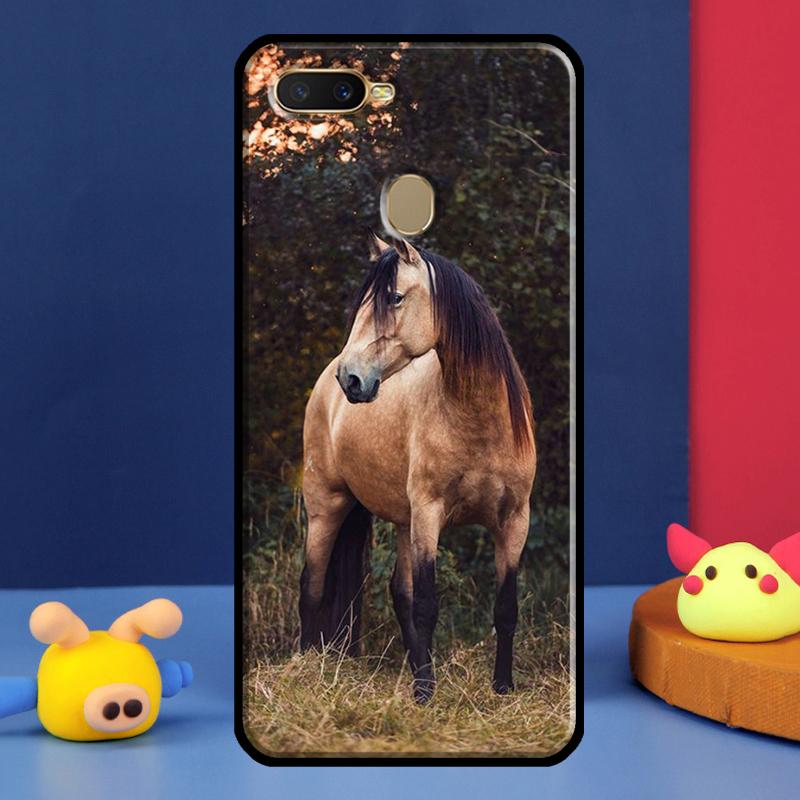 Horse Animal For Oppo A54 A57 S A78 A58 A98 A5 A9 A91 A15 A16 A17 A52 A72 A76 A96 A74 A94 A77 Phone Case
