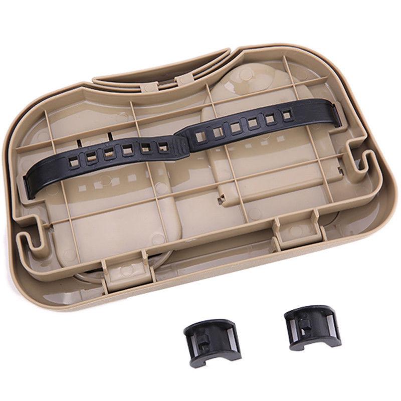 Folding Auto Car Back Seat Table Drink Food Cup Tray Holder Stand Desk