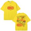T-shirt Grafiche Stampa Tour Band Rock Morat Uomo Donna Hip Hop Trendy Harajuku T-Shirt Cotone Oversize Regali per Fan T-Shirt