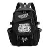 25-26 Stranger Things Print Backpack Teens School Bag Multi-functional Large Capacity Durable Material Multiple Colors