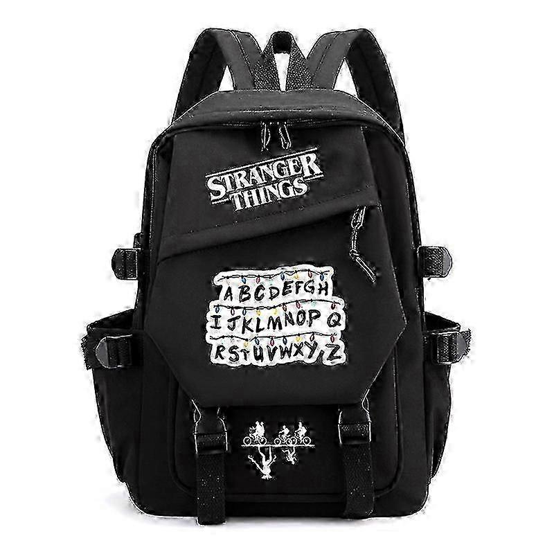 25-26 Stranger Things Print Backpack Teens School Bag Multi-functional Large Capacity Durable Material Multiple Colors