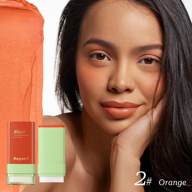 

Новые универсальные румяна 2-в-1, натуральный стереоскопический контуринг, водостойкие, долговечные, увлажняющие, легкие оранжевый