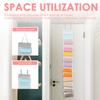Hanging Yoga Legging Storage Organizer Oxford Cloth Legging Storage Hanger with 26 Pockets Closets Roll Holder for Yoga T Shirts