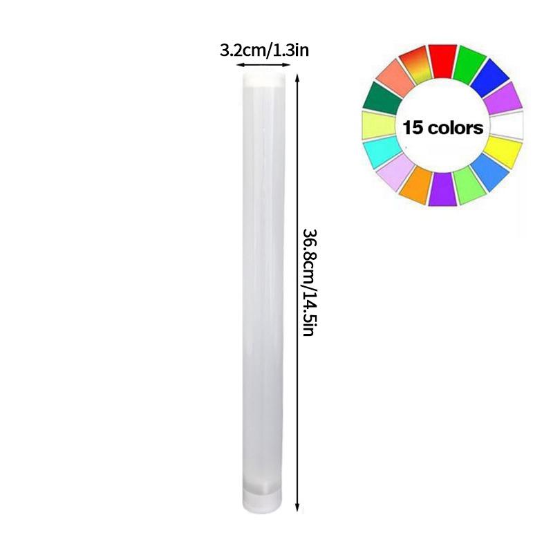 Kpop Lightsticks Glow Sticks 15 Colors Rod Concert  Birthday Party Luminous Rod Glowing Sticks Party Accessories Photo Props