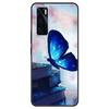 For Vivo V20 SE Case V20SE Silicone Cat Painted Soft Black Cover for VivoV20 V20SE V2022 V2023 Cover TPU Coque Protective Capa