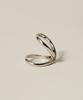 Novice Tokyo Double Line Pinky Ring / Silver