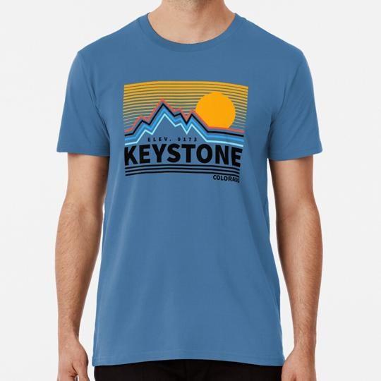 Keystone Colorado Vintage Retro Adventure Snowboarding Skiing S-5XL USA T-Shirt Unisex T-Shirt L