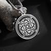 New Viking Amulet Witch Irish Knot Necklace Stainless Steel Jewelry