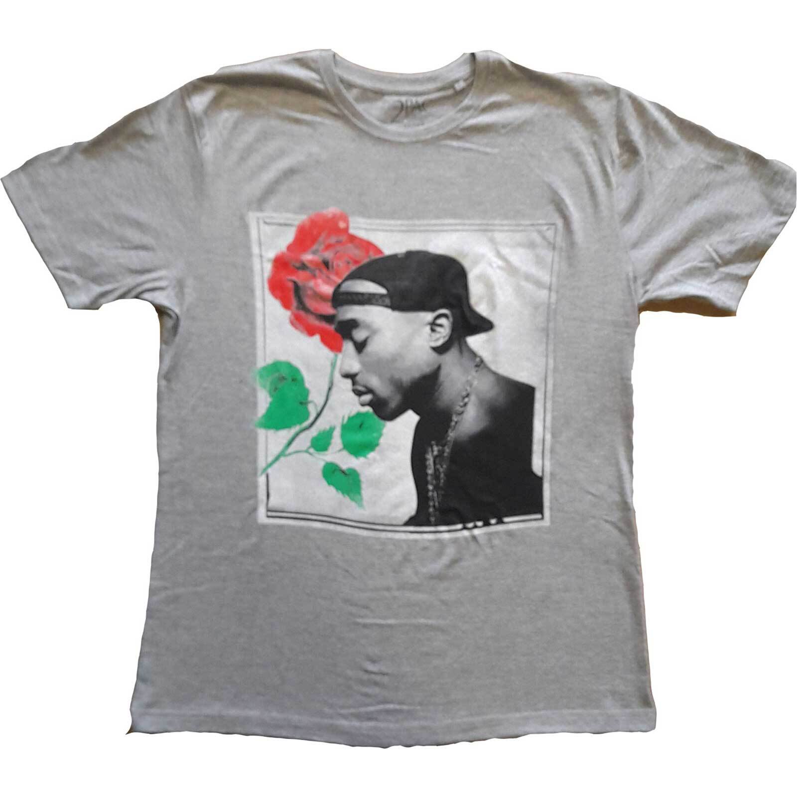 Tupac Unisex T-Shirt Rose XL