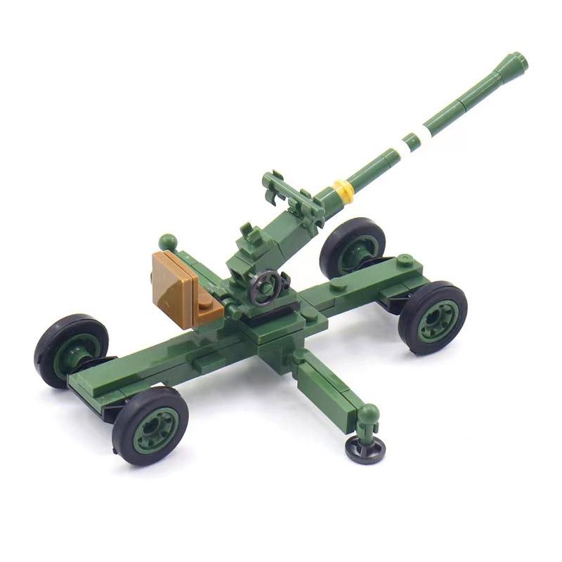 

Army Series USA Battle Gun Cannon Brick Playset WW2 German Anti-aircraft Rocket Army Soldier Figures Block Bricks Kids Toys Playsetss чорний