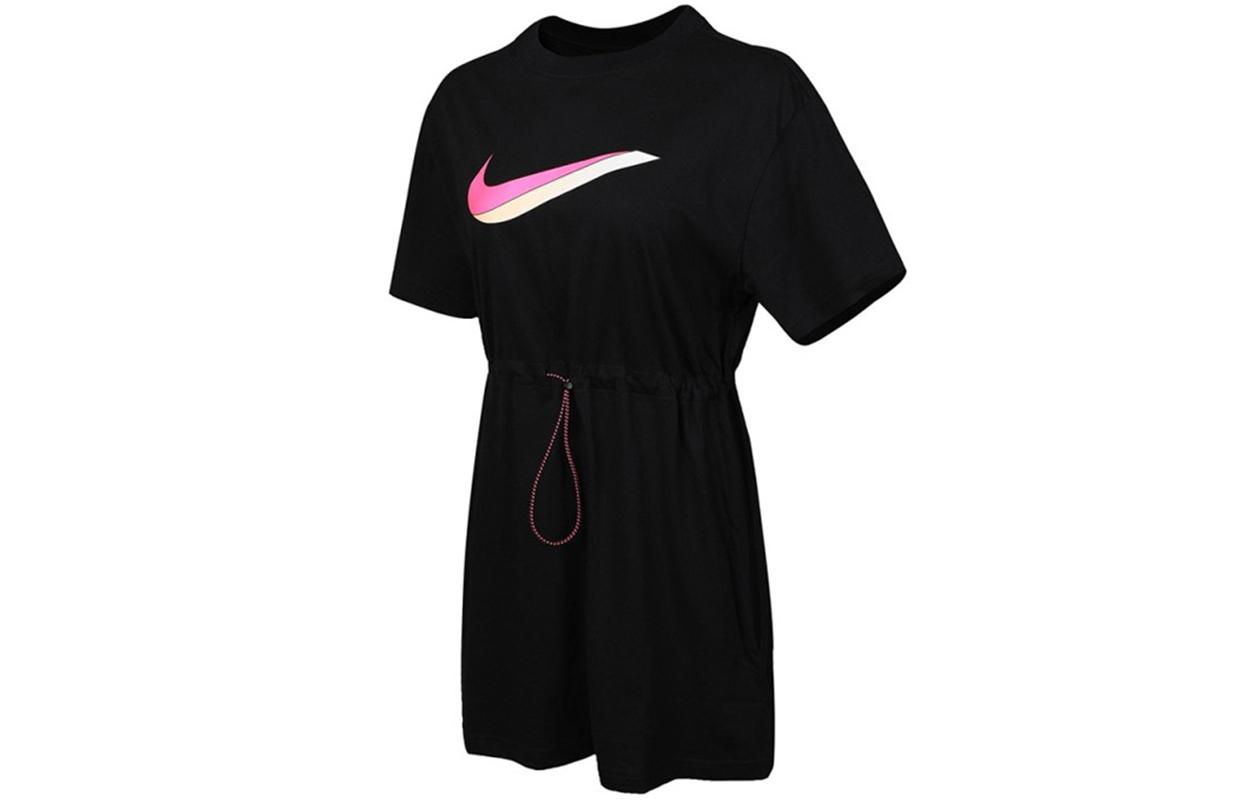 

Nike Short Sleeved Dress Women s Black DJ1072-010 M