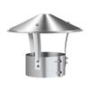 75-160mm Stove Pipe Protector Cover Stainless Steel Rain Pipe Cap  Ventilation System