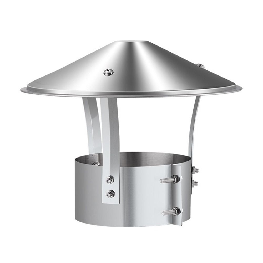 75-160mm Stove Pipe Protector Cover Stainless Steel Rain Pipe Cap  Ventilation System