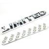 HUAPX® 3D Metal Limited Emblem Badges,1Pack OEM Chrome Aluminum Alloy Badges Decal Suit for Side Fender Rear Trunk Tailgate with Adhesive Tapes Auto
