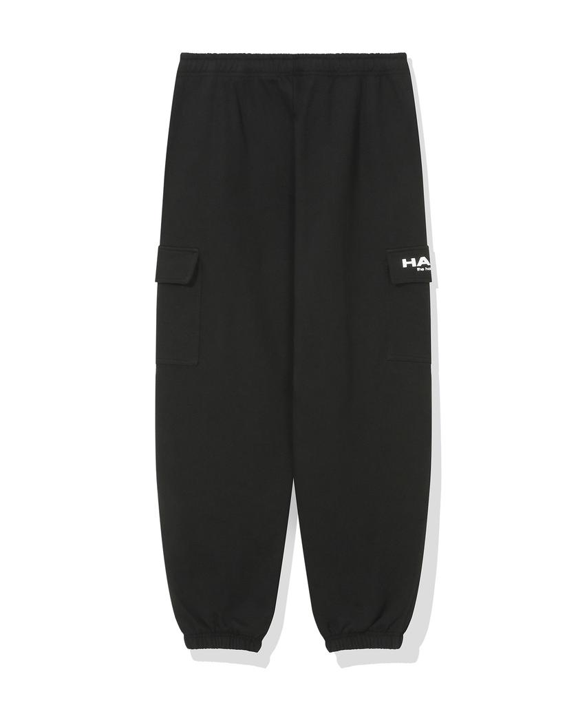 Hadeo Active Terry Cargo Pants (Black)