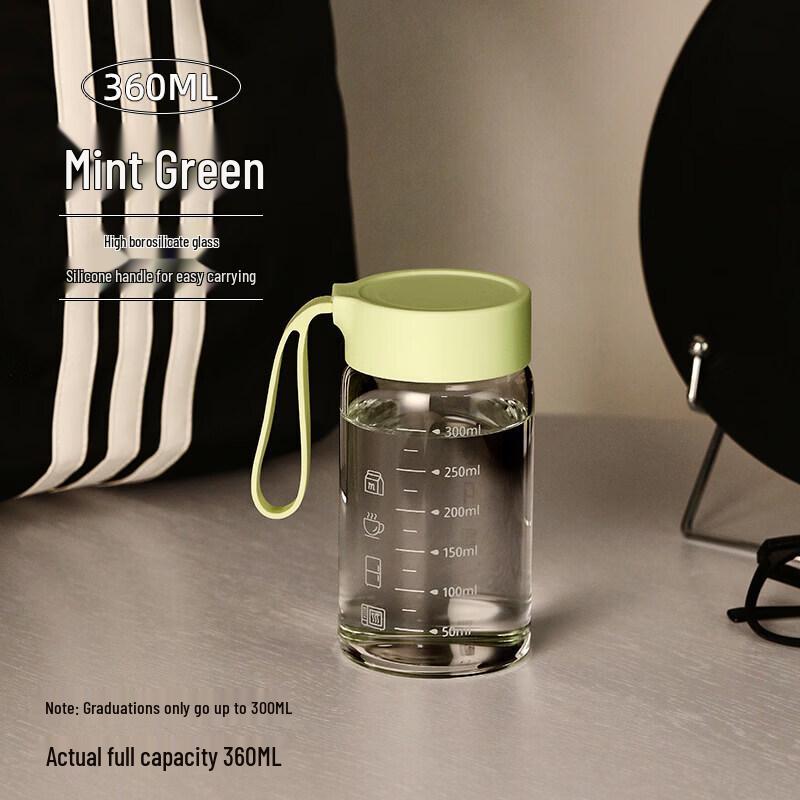 Portable High Borosilicate Glass Measuring Mug