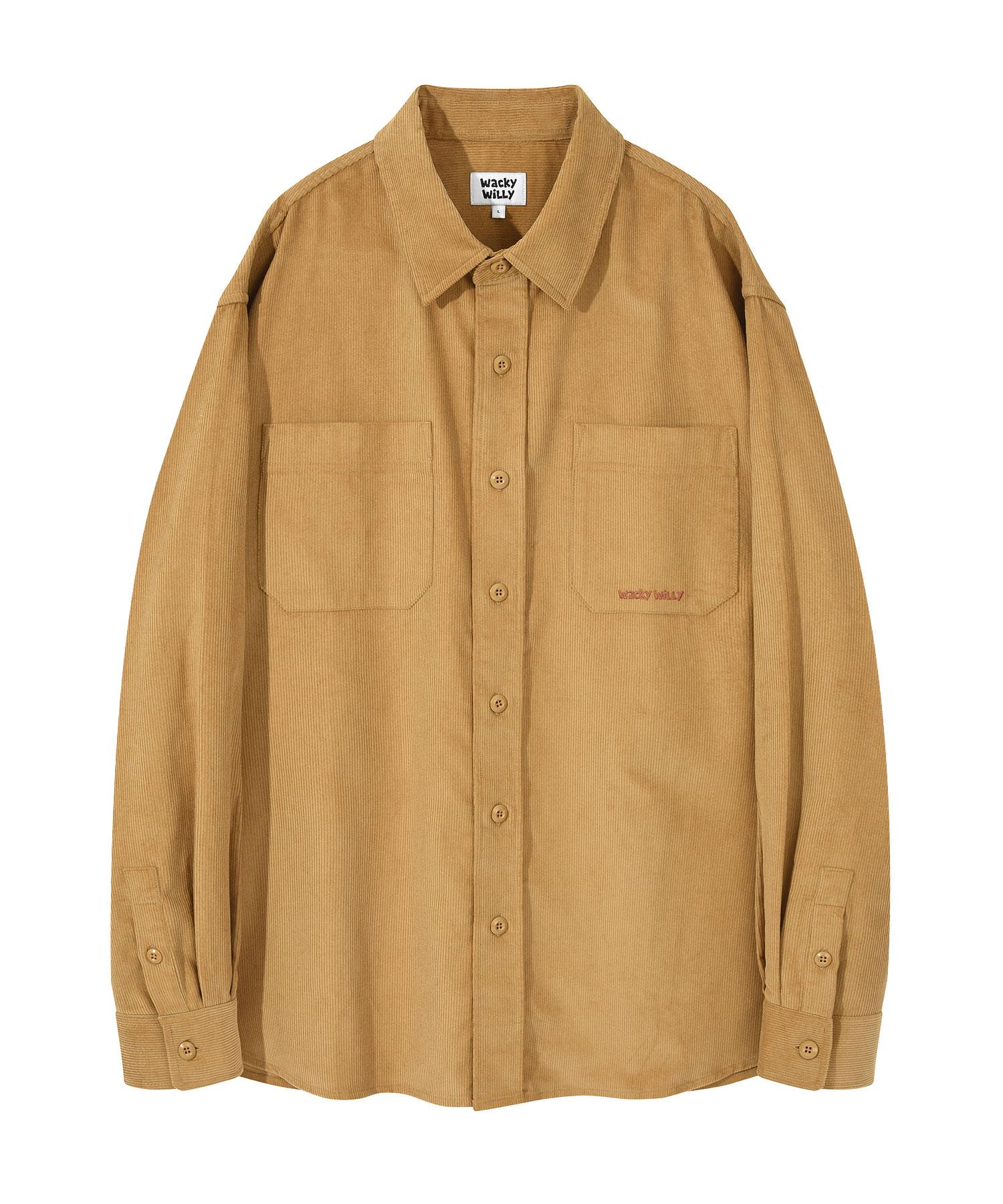 Wacky Willy Corduroy Shirt Beige Xl