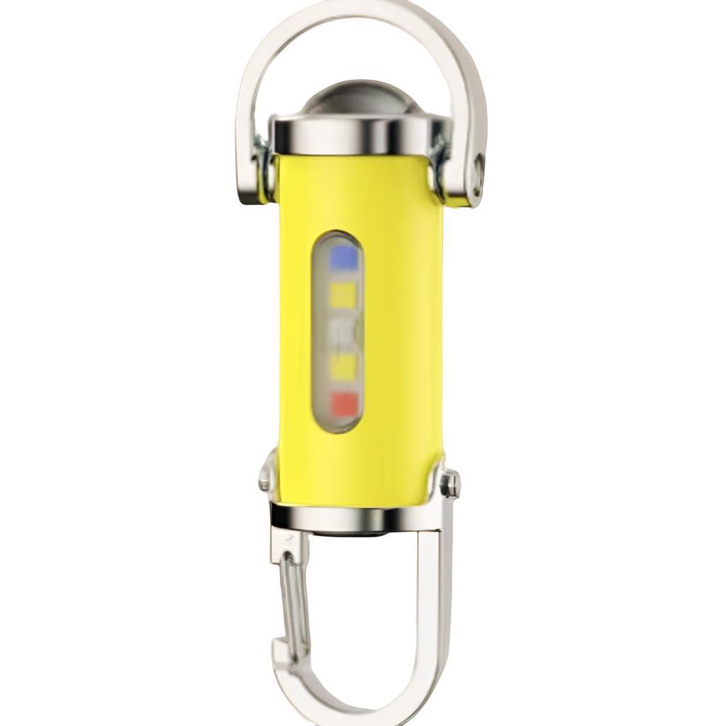 Ultra-Bright Waterproof Mini Power Bank Keychain Flashlight