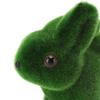 Hase Pflanzstecker Regenfest Grün Moosbeflockte Hasenfigur für Hof Gartendekoration