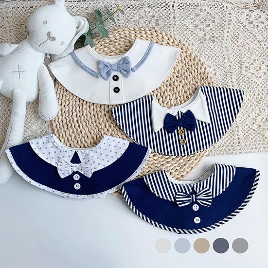 

Drool Bib U-образный водопоглощающий мягкий детский нагрудник для кормления с галстуком-бабочкой для малышей 10