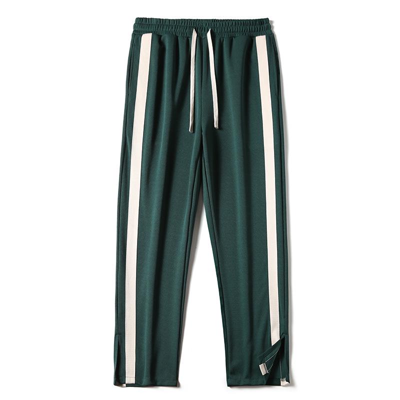 Pantaloni da uomo alla moda a vestibilità larga: Pantaloni della tuta casual dritti versatili taglia EU 25 Primavera/Autunno