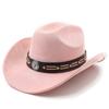 National style suede one-word cowboy top hat French vacation knight cowboy British hat elegant travel outdoor hat