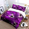 Butterfly Design Three-Piece Set Multiple Sizes Kid'S And Adults' Bedroom Exquisite 3Pc Bedding Set, Gift
