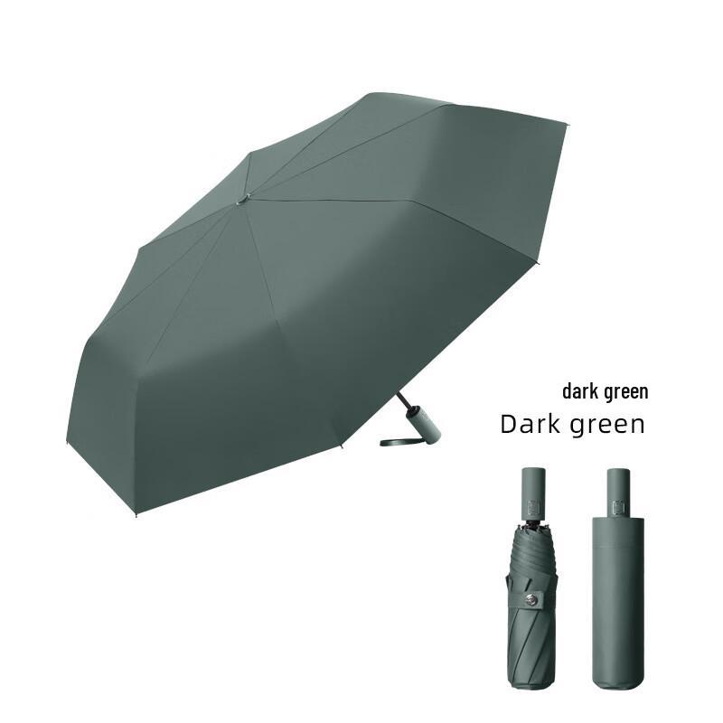 Nanjiao Solid Color Semi-Automatic Business Umbrella
