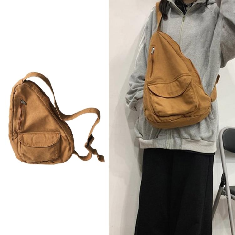 Chest Bag for Teen Canvas Fanny Pack Sports Bag Versatile Travel Bag Belt Bags