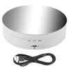 1PC Motorisierter rotierender Spiegel-Ausstellungsständer, 360-Grad-Drehteller, Schmuckhalter, USB-Stromversorgung, rotierende Aufnahme, drei Geschwindigkeiten