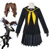 Persona 4 Kujikawa Rise School Uniform Cosplay Costume With Stylish Top Skirt And Tie