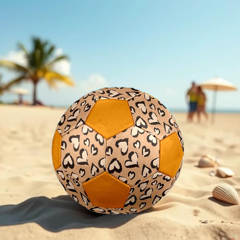 1PC Heart Spot Soccer Ball Size 5 Football Machine Sewn Indoor/Outdoor Universal Football Gift W58