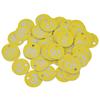50Pcs Beehive ABS Round Numbered Sign Labels with Hole Livestock Beekeeping Supplies Beekeeping Label Beekeeping