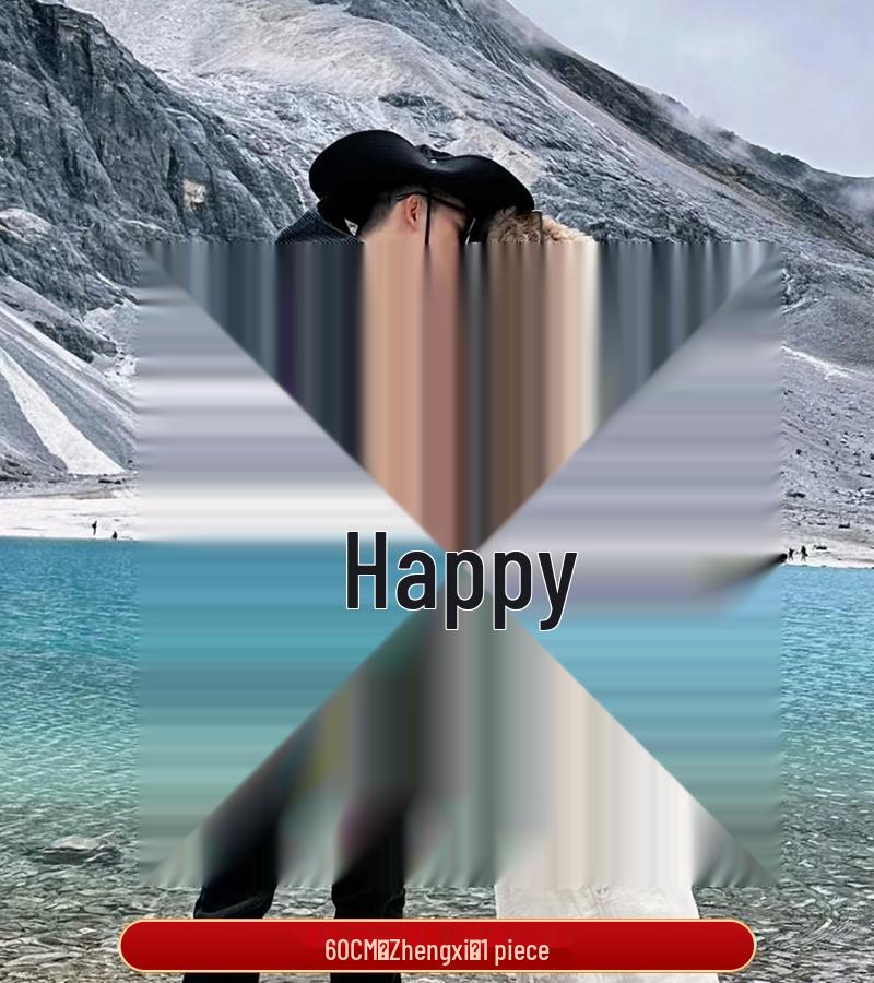 Dubbel Lycka Bröllopsrum Dekoration Klistermärke för Nytt Sovrum & Vigsel Foto Bakgrund