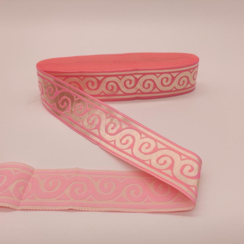 Ethnic Jacquard Lace Trims for Neckline, Cuffs, and Skirt Edging.