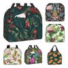 Hawaiian Hibiscus Flower Lunch Bag For Women Men Kids Lunch Box Insulated Lunch Container Tote Bag for Office Work School Picnic