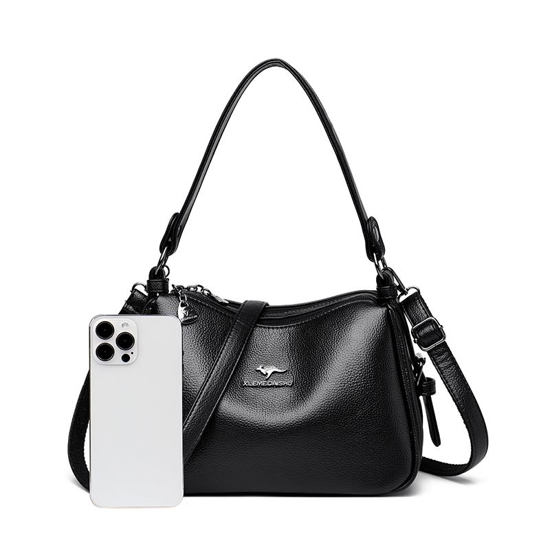 Luxury Designer Ladies Handbags New High Quality Leather Shoulder Bag For Women Female Retro And Minimalist Crossbody Bags Purse