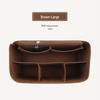 Custom Felt Cosmetic Bag Storage Organizer with Divider