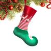 Decorative Elf Christmas Stocking Gift Bag Hanging Christmas Stocking Ornaments  Kids