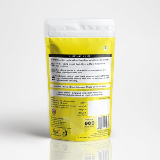 Saipro's EATERY HARVEST White Cheese Powder 400 Gm= (200 * 2 Pack) Seasoning for Popcorn, Pasta, Pizza, Nachos, Fries