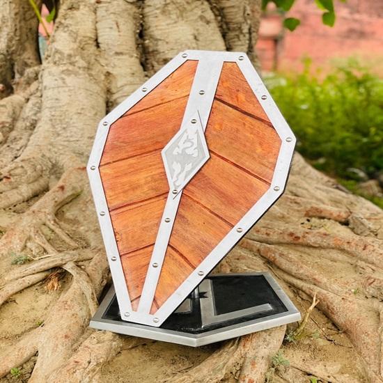 Medieval Wooden Heater Shield  Authentic Cosplay  Battleworn Viking Shield Norse Mythology Valhalla Viking Shield  Best Gift
