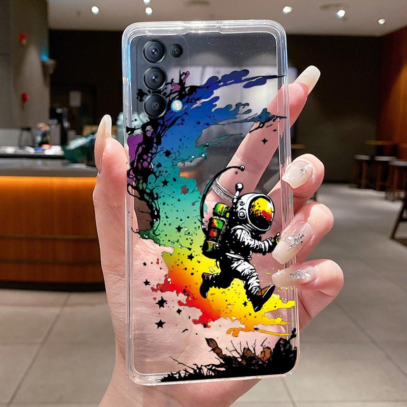 For OPPO Reno 5 Case OPPO Reno5 Pro Phone Case Find X3 Lite Flower Butterfly Capa Coque For Reno5 K Soft Silicone TPU Back Cover